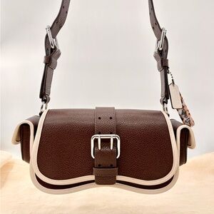 COACH COACHTOPIA Cargo Wavy Dinky Bag In Coachtopia Leather CU514